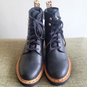 Dolce Vita Leopard Trim Boot